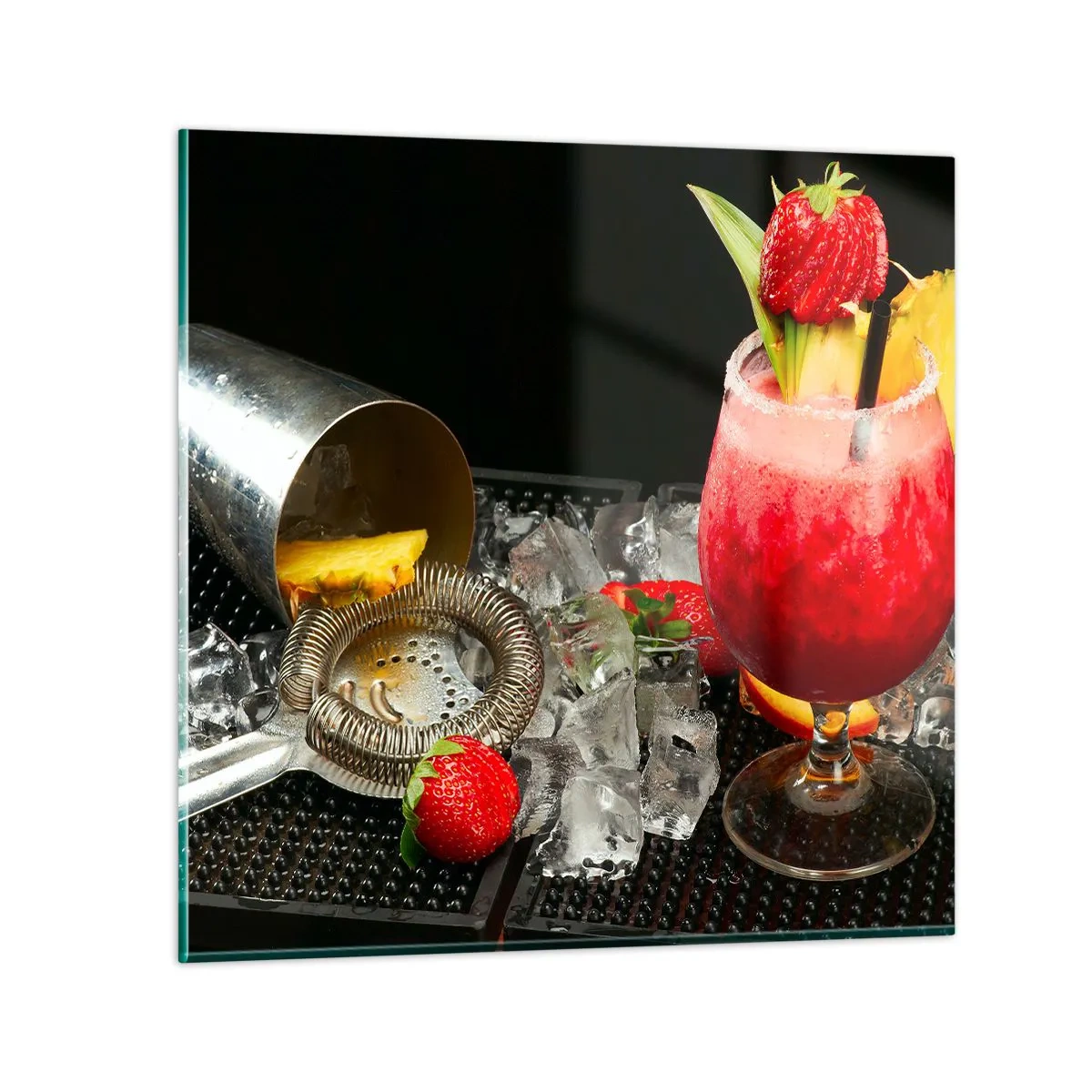 Impression sur verre - Image sur verre - Envouter le goût - 70x70 cm