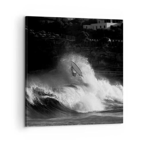 Impression sur toile - Image sur toile - Défi accepté! - 60x60 cm