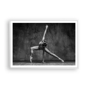 Affiche dans un cadre blanc - Poster - Balance idéale - 100x70 cm