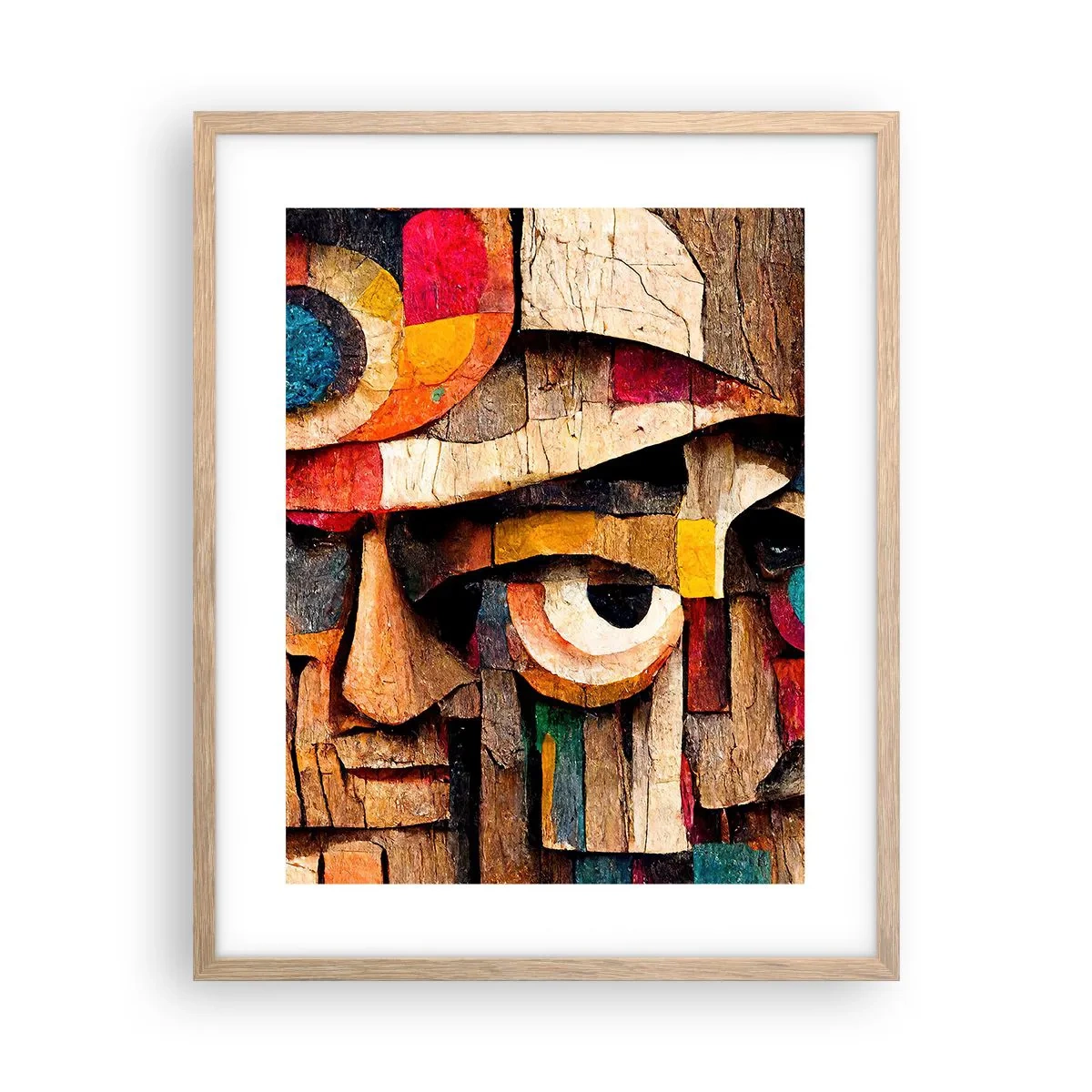 Affiche dans un chêne clair - Poster - Je te vois… - 40x50 cm