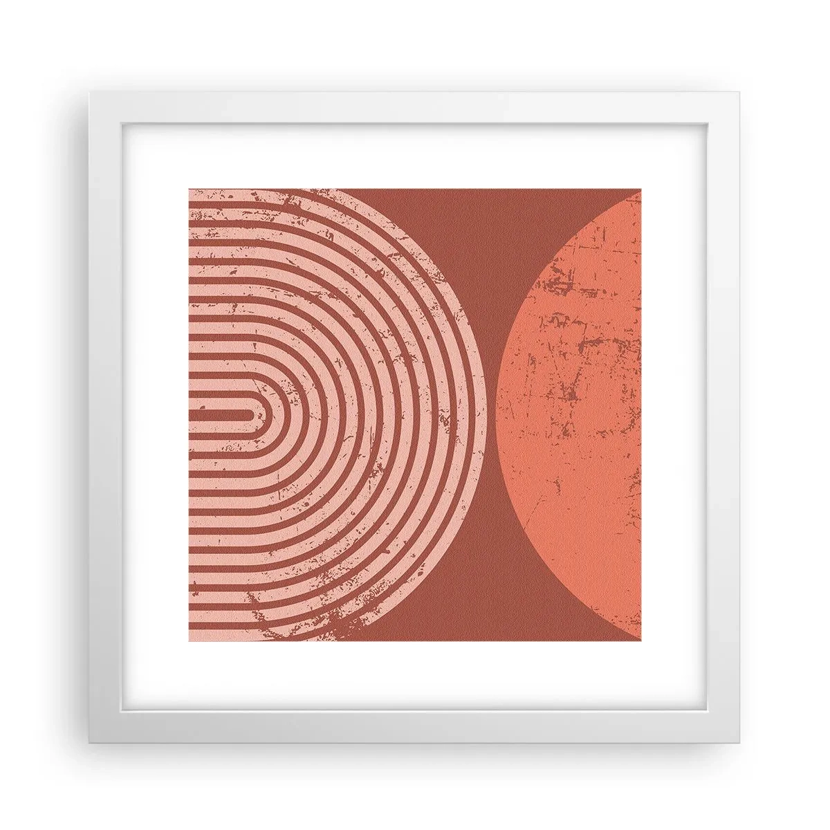 Affiche dans un cadre blanc - Poster - Une relation proche - 30x30 cm