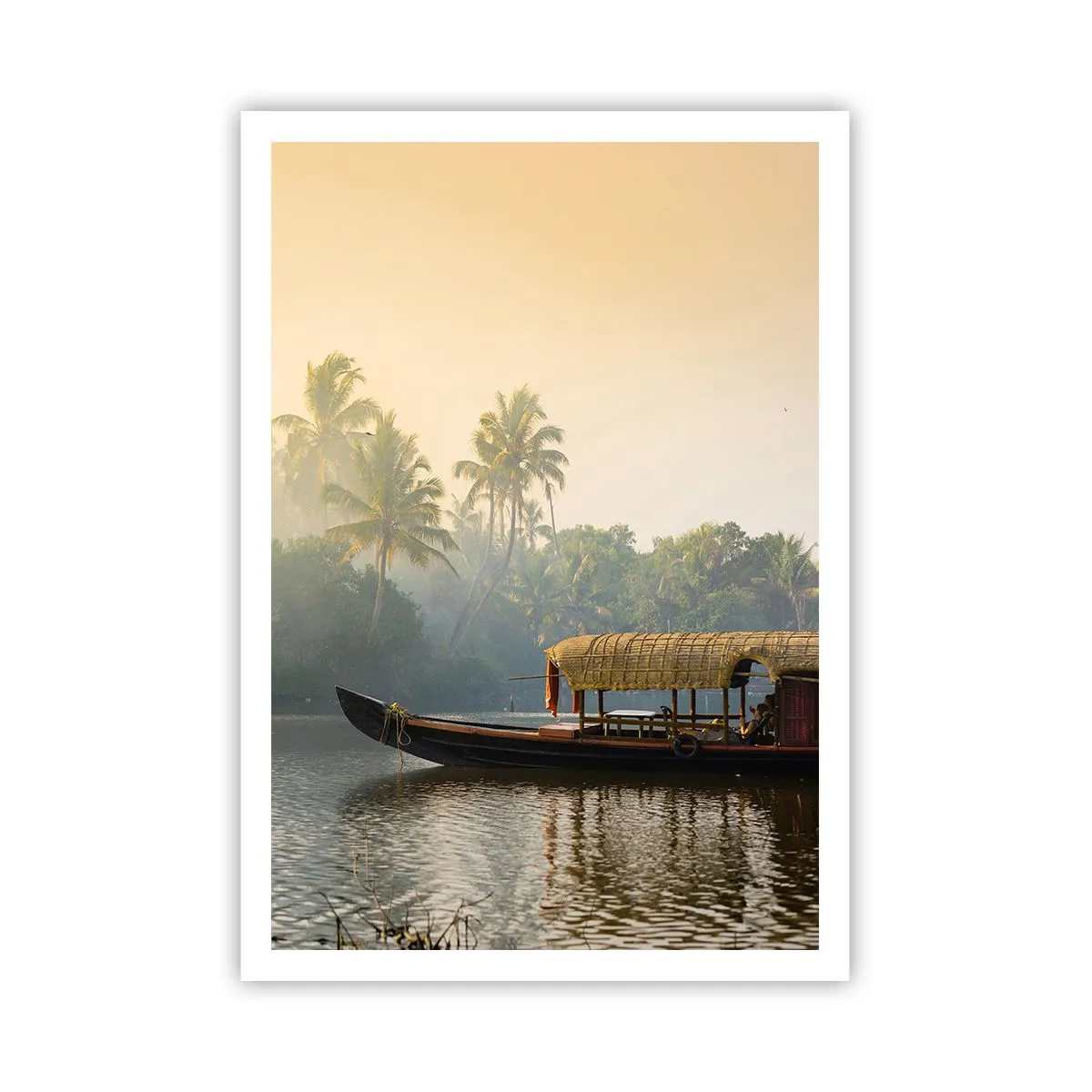 Affiche - Poster - Maison sur la rivière - 70x100 cm