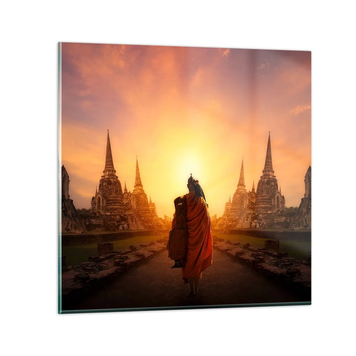 Impression sur verre - Image sur verre - En paix pour l'éternité - 70x70 cm