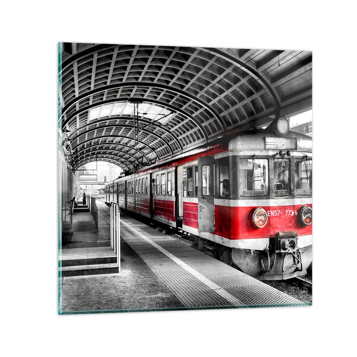 Impression sur verre - Image sur verre - C'est peut-être le voyage de votre vie ? - 70x70 cm