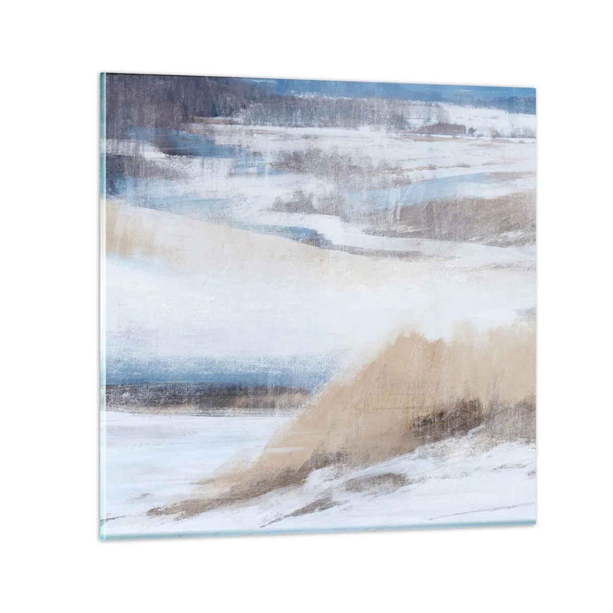 Impression sur verre - Image sur verre - Composition hivernale - 70x70 cm