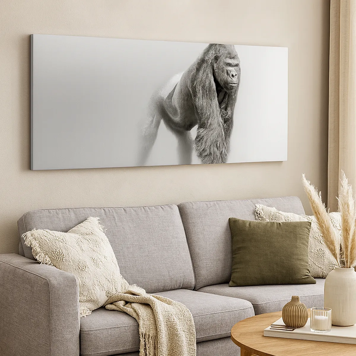 Impression sur toile - Image sur toile - Confiant en sa force - 30x30 cm