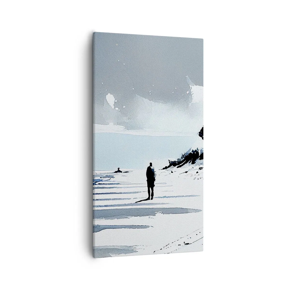 Impression sur toile - Image sur toile - Seul à seul - 55x100 cm