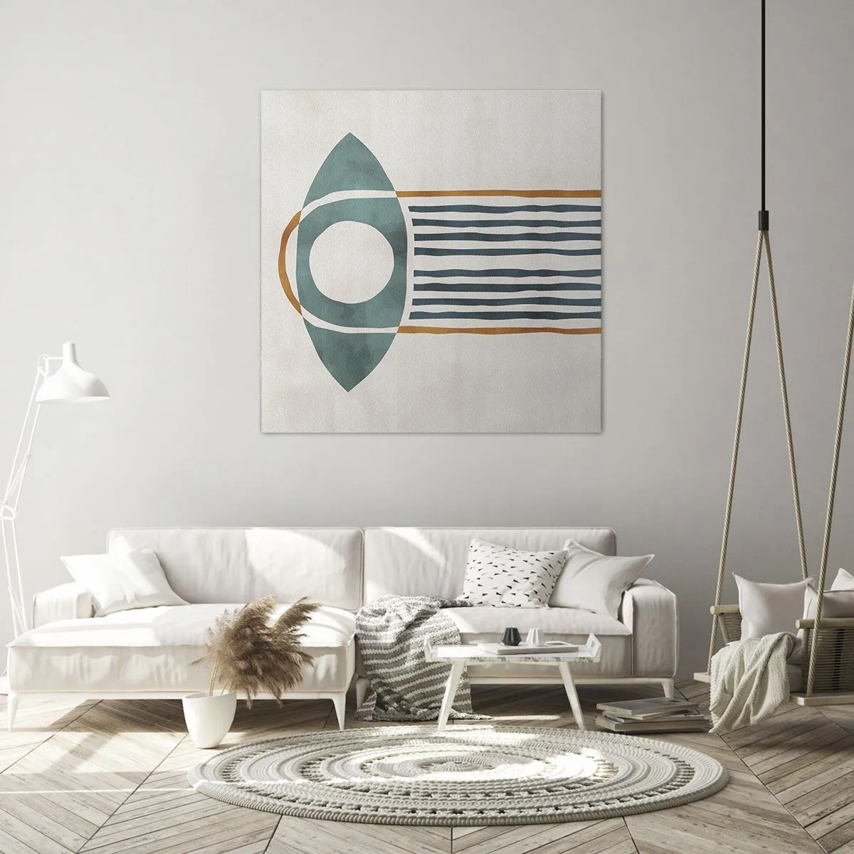 Impression sur toile - Image sur toile - Signes et rituels - 60x60 cm