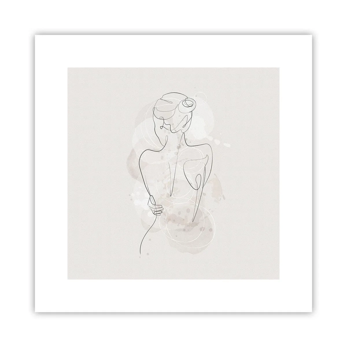 Affiche - Poster - Comme un instrument sensible - 30x30 cm