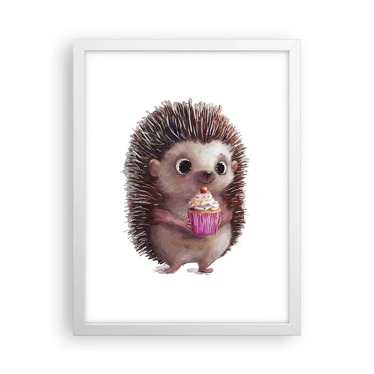 Affiche dans un cadre blanc - Poster - La fête c'est tous les jours - 30x40 cm