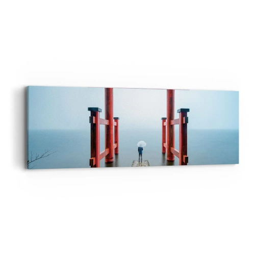 Impression sur toile - Image sur toile - Rêverie japonnaise - 90x30 cm