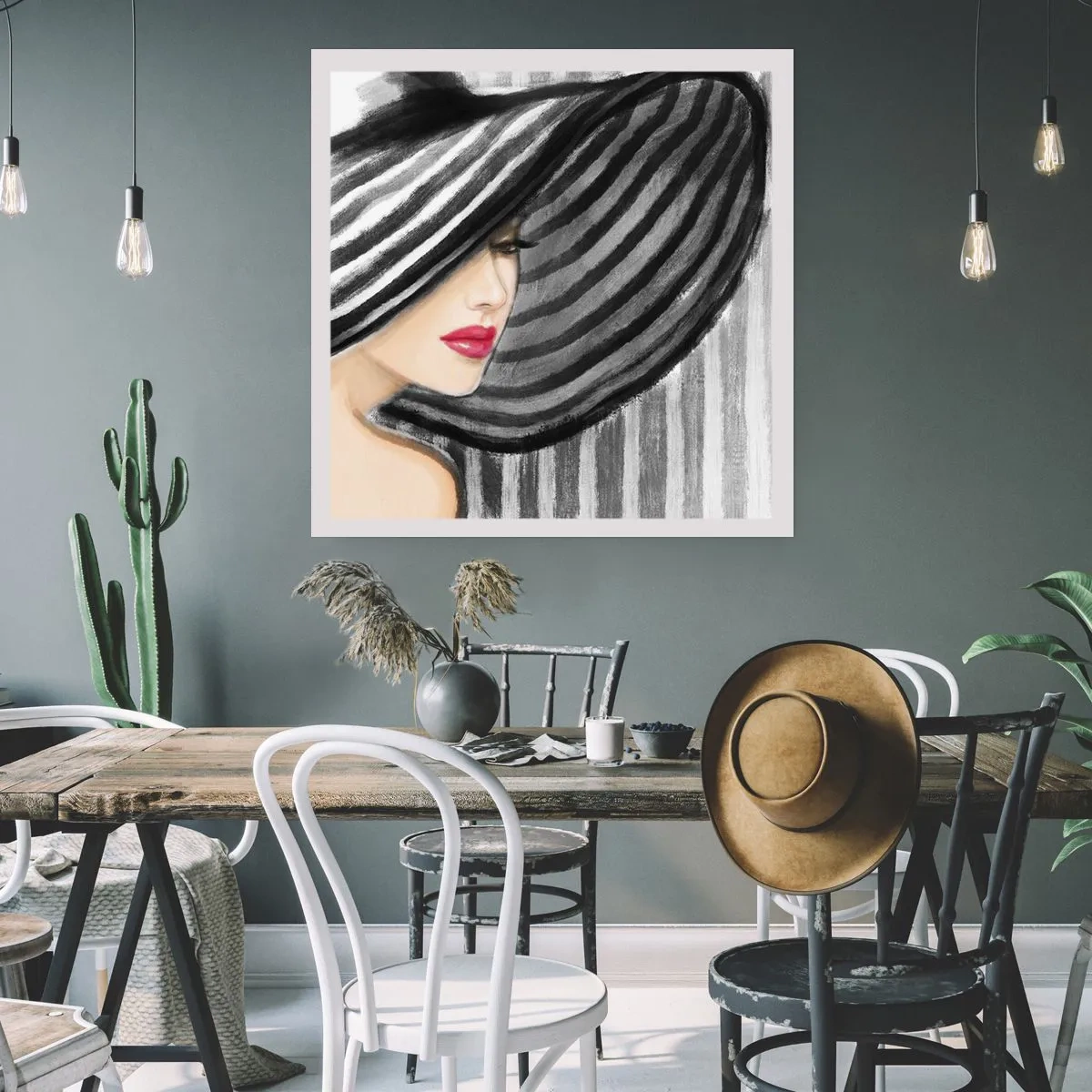 Affiche - Poster - Où te chercher ? - 40x40 cm