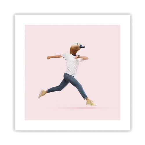 Affiche - Poster - Une pincée d'absurdité - 40x40 cm