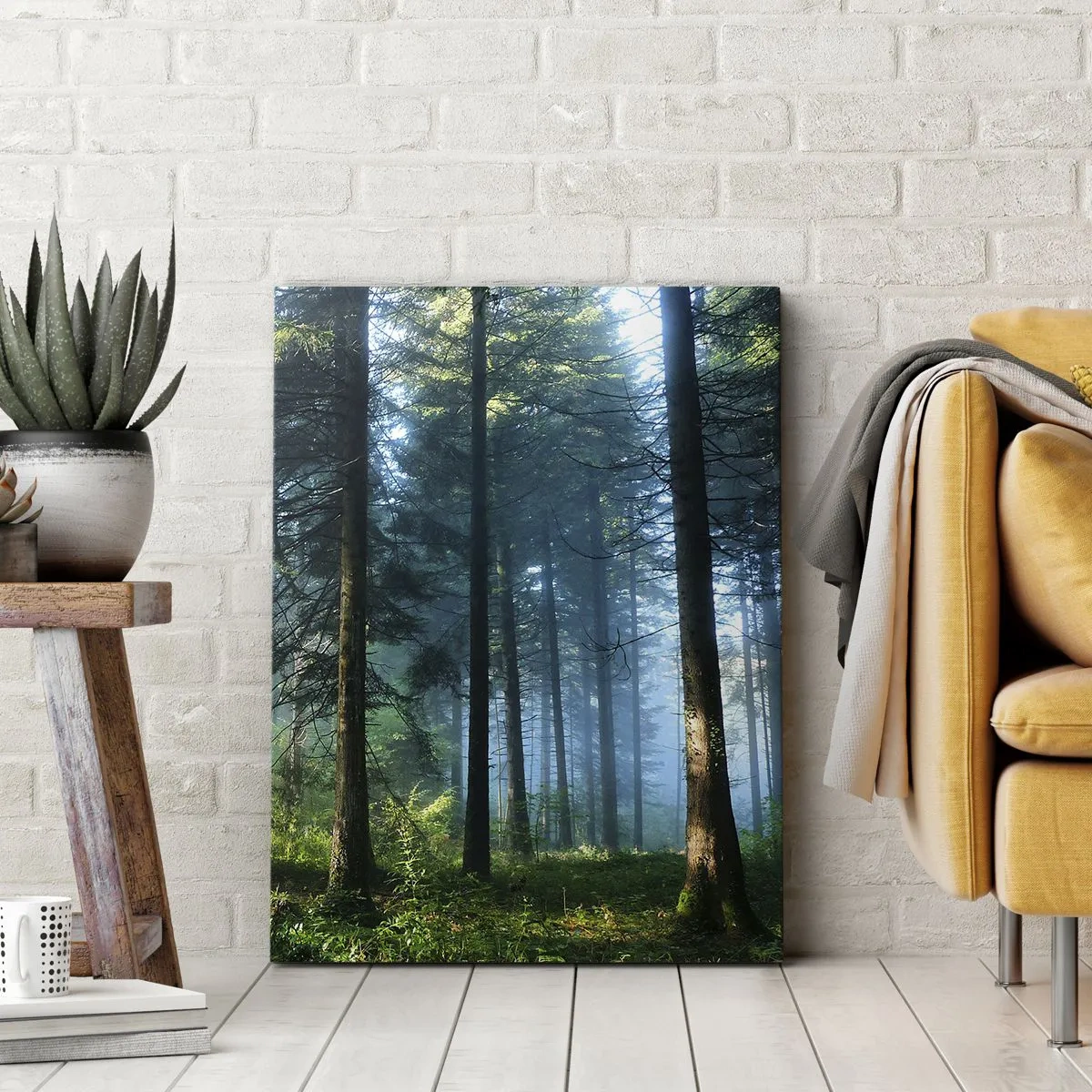 Impression sur toile - Image sur toile - Rayonnant le matin - 45x80 cm