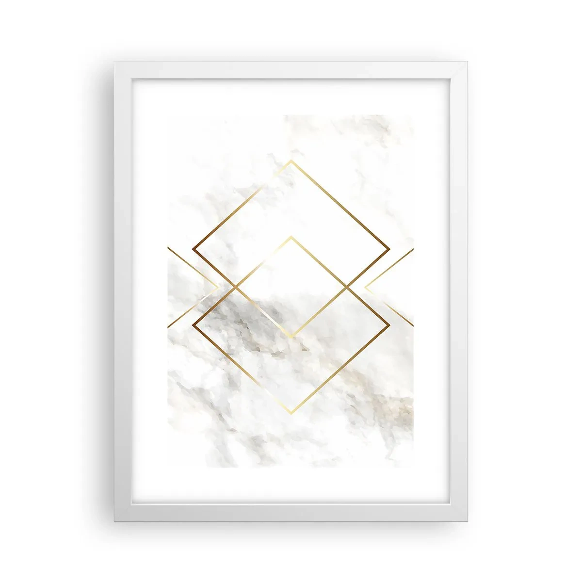 Affiche dans un cadre blanc - Poster - Vue à l'infini - 30x40 cm