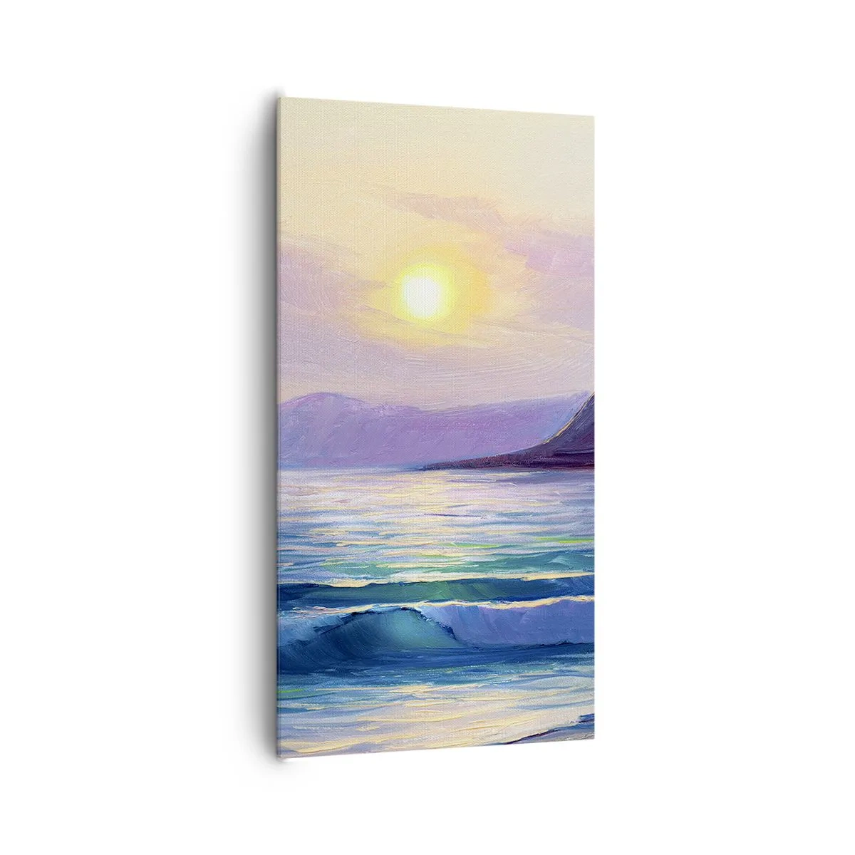 Impression sur toile - Image sur toile - Cristal d'eau et d'air - 65x120 cm