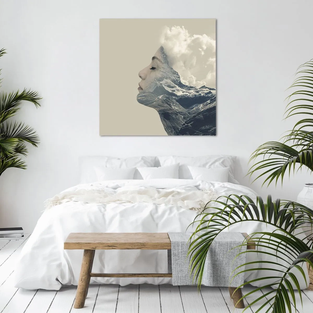 Impression sur toile - Image sur toile - La beauté des éléments - 70x70 cm