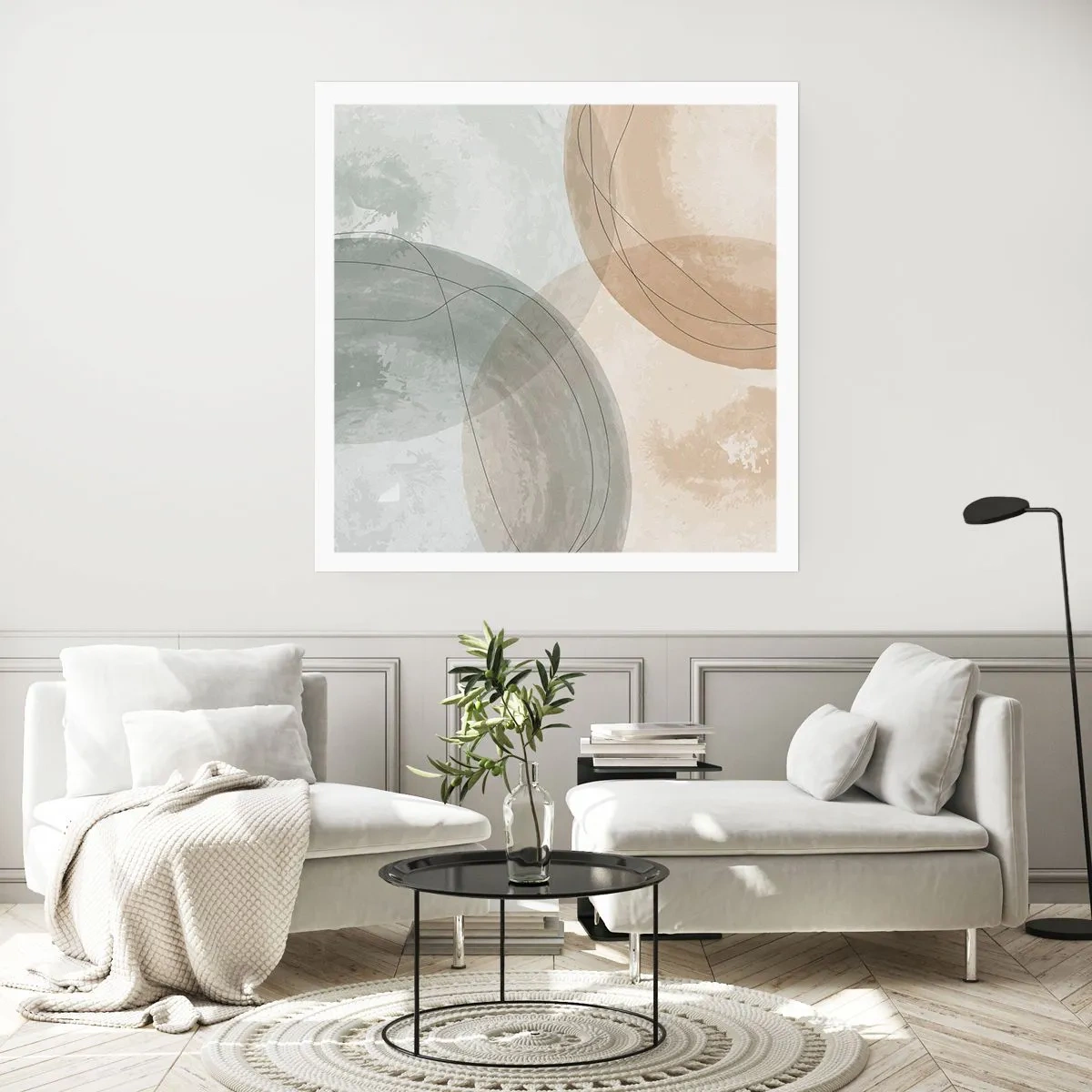 Affiche - Poster - Mondes pénétrants - 60x60 cm