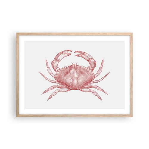Affiche dans un chêne clair - Poster - Le crabe des crabes - 70x50 cm