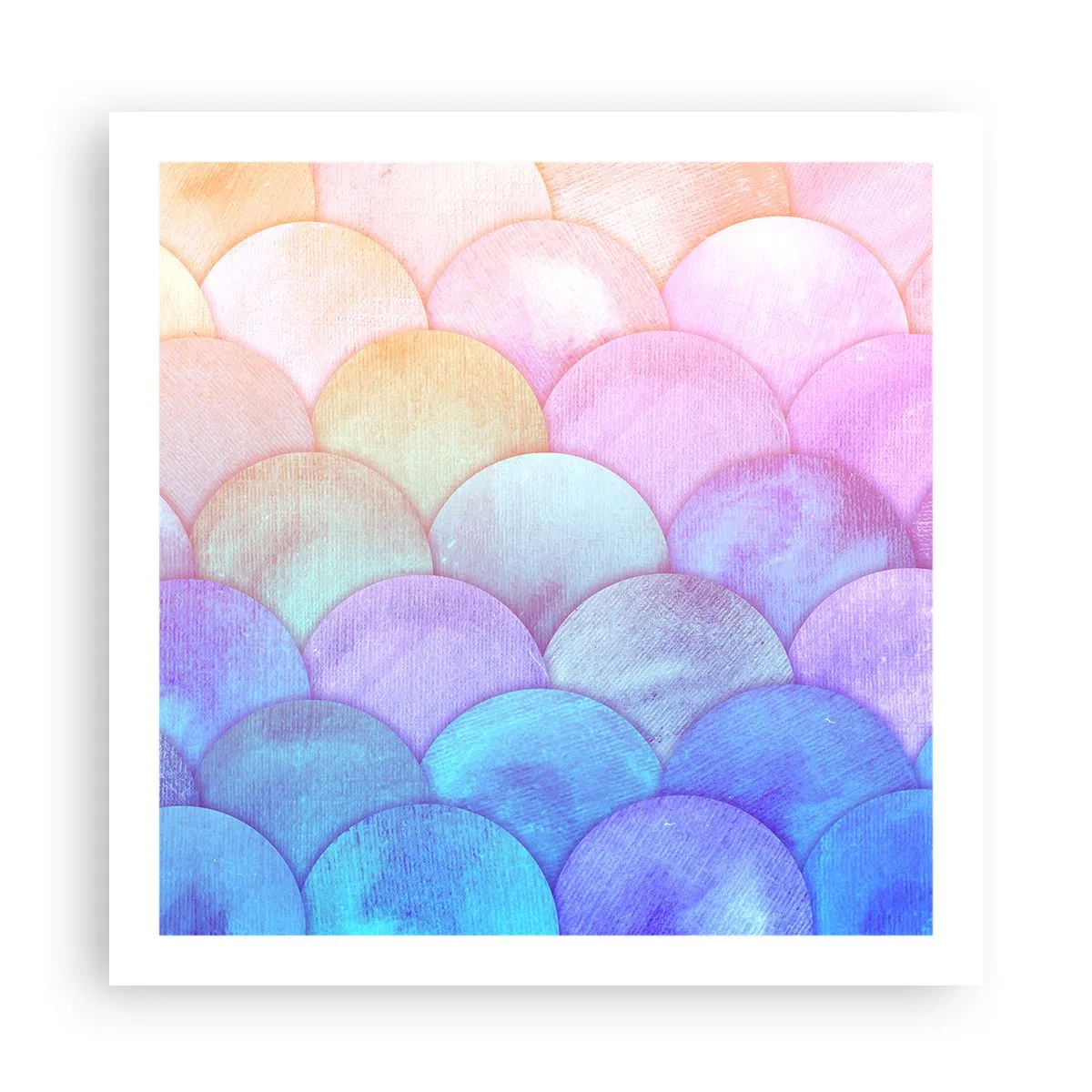 Affiche - Poster - Écailles de perles - 60x60 cm