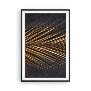 Affiche dans un cadre noir - Poster - L'or des tropiques - 61x91 cm