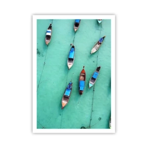 Affiche - Poster - Dans une attente jouyeuse - 70x100 cm