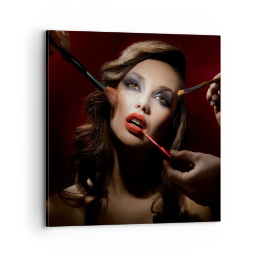 Impression sur toile - Image sur toile - Belle rêveuse - 70x70 cm