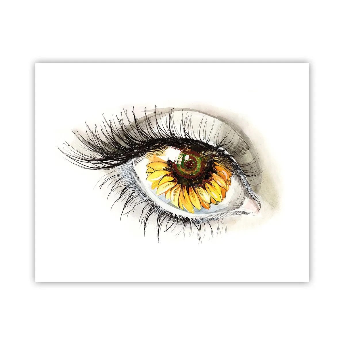 Affiche - Poster - Un look aussi chaud que l'été - 50x40 cm