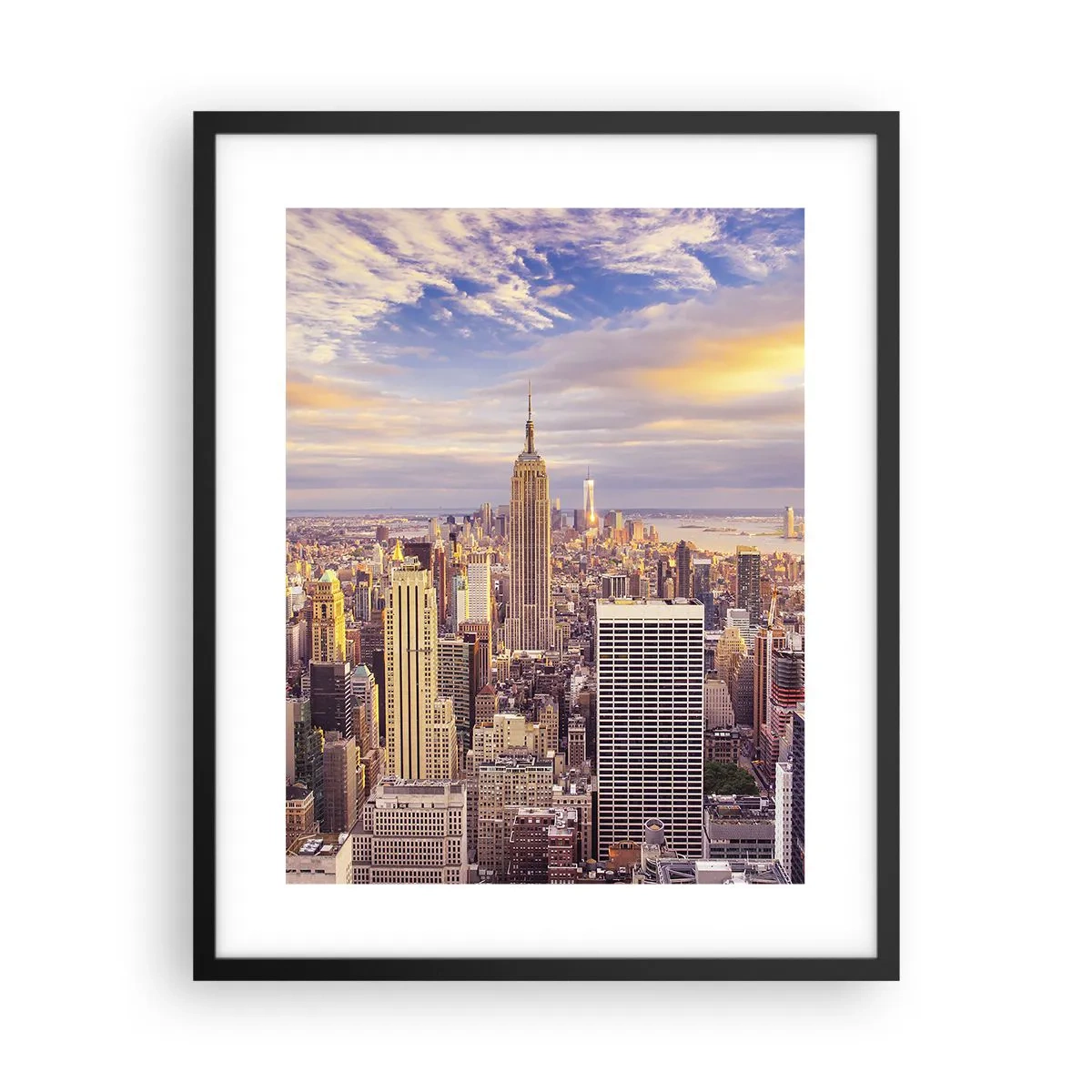 Affiche dans un cadre noir - Poster - Atteindre les nuages ​​eux-mêmes - 40x50 cm