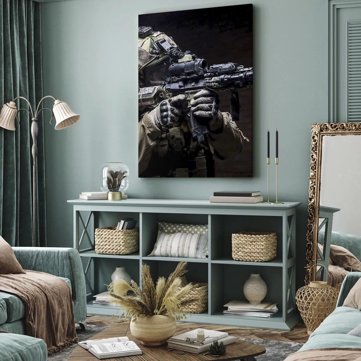 Impression sur toile - Image sur toile - Meurtrier efficace - 45x80 cm