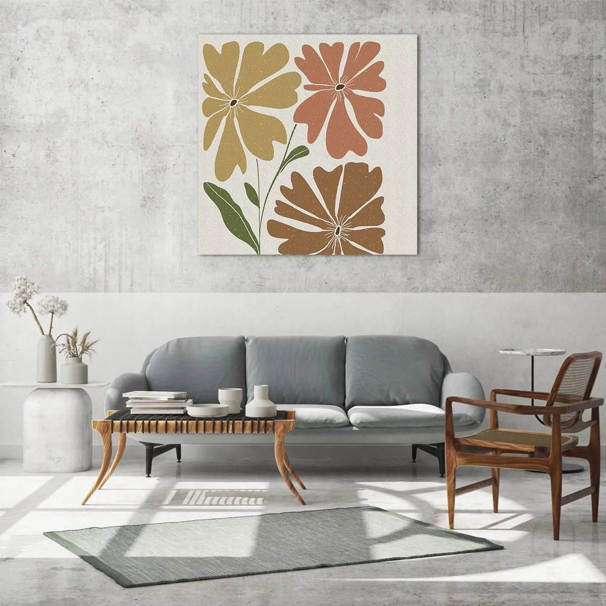 Impression sur verre - Image sur verre - Nature et géométrie - 40x40 cm