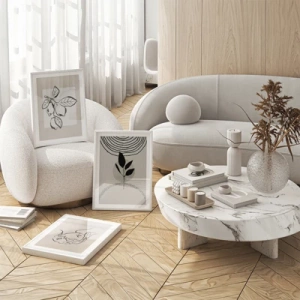 White castle - Inspiration pour le salon