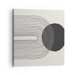 Impression sur toile - Image sur toile - Tremblement et confiance - 70x70 cm