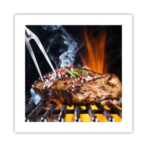 Affiche - Poster - Juteux et parfumé - 40x40 cm