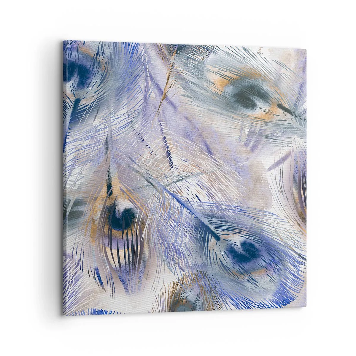 Impression sur toile - Image sur toile - Composition de paon - 60x60 cm