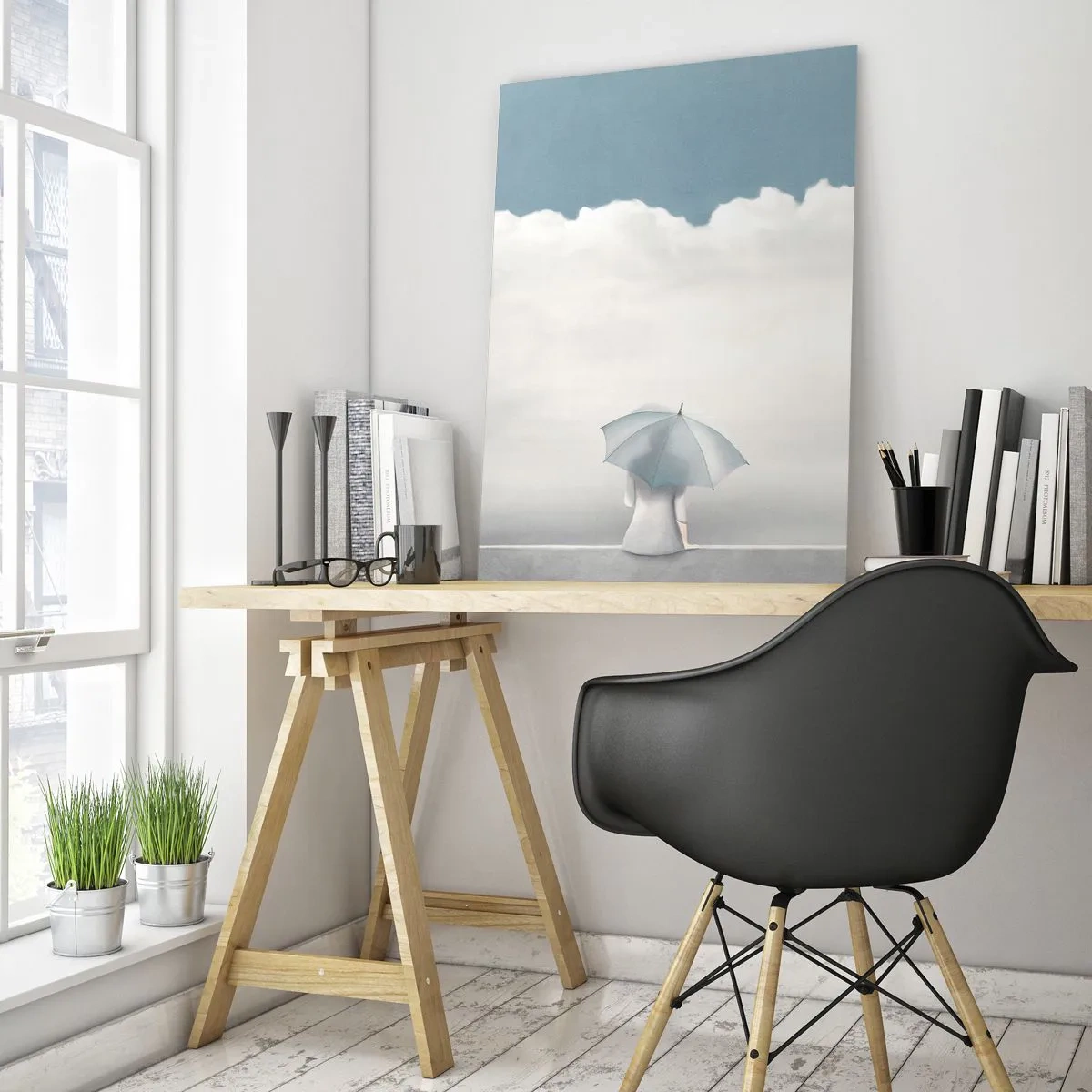 Impression sur verre - Image sur verre - Aux confins de la réalité et des rêves - 70x100 cm