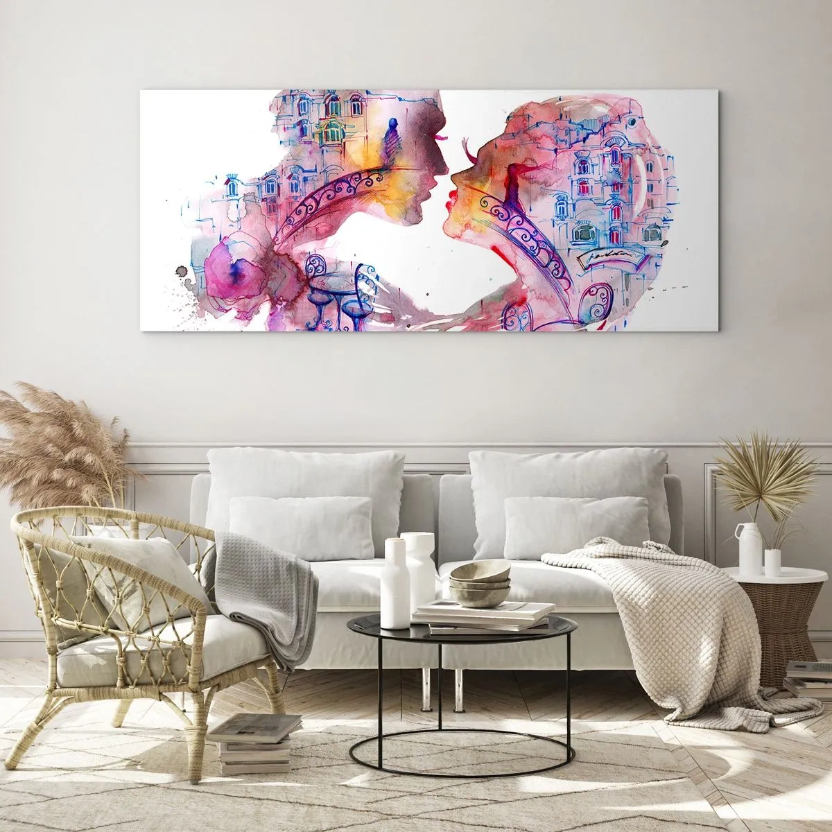 Impression sur verre - Image sur verre - Le pont secret des soupirs - 100x40 cm