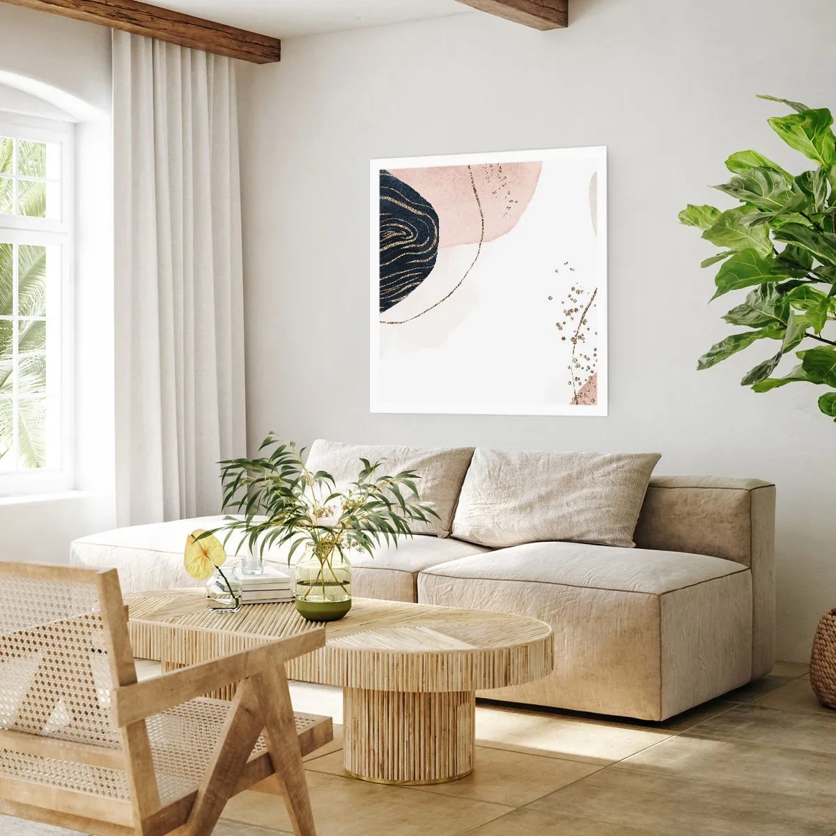 Affiche - Poster - Tout coule - 60x60 cm