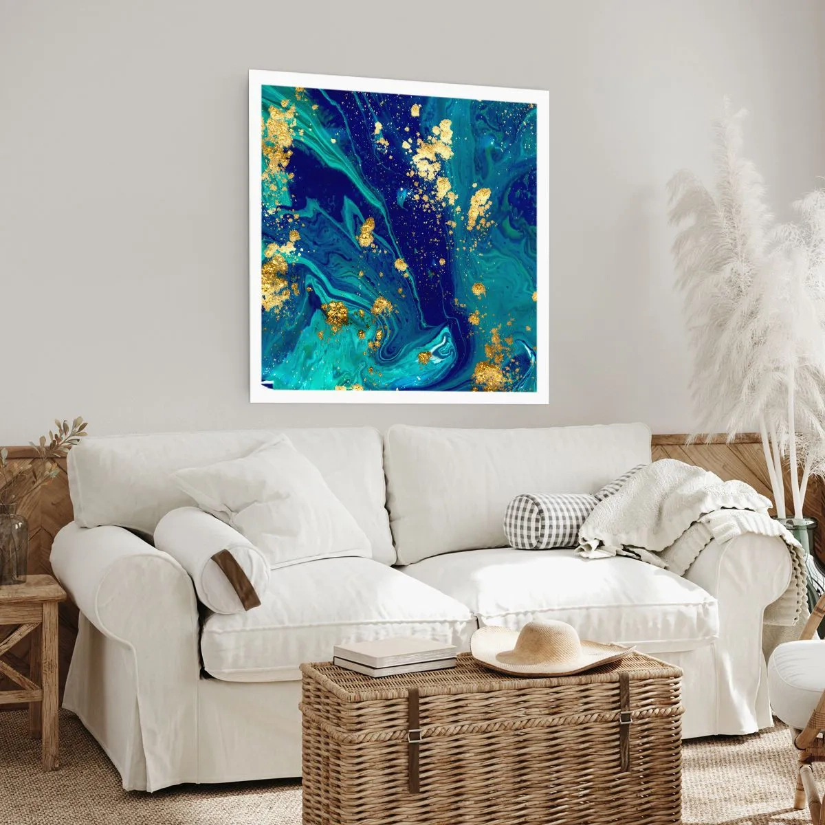 Affiche - Poster - Les pétales du soleil - 60x60 cm