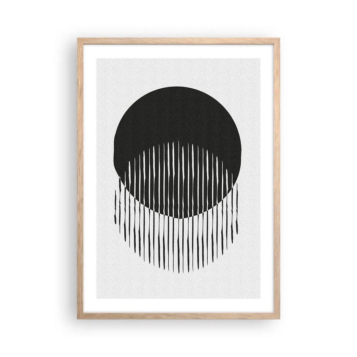 Affiche dans un chêne clair - Poster - Son alter ego - 50x70 cm