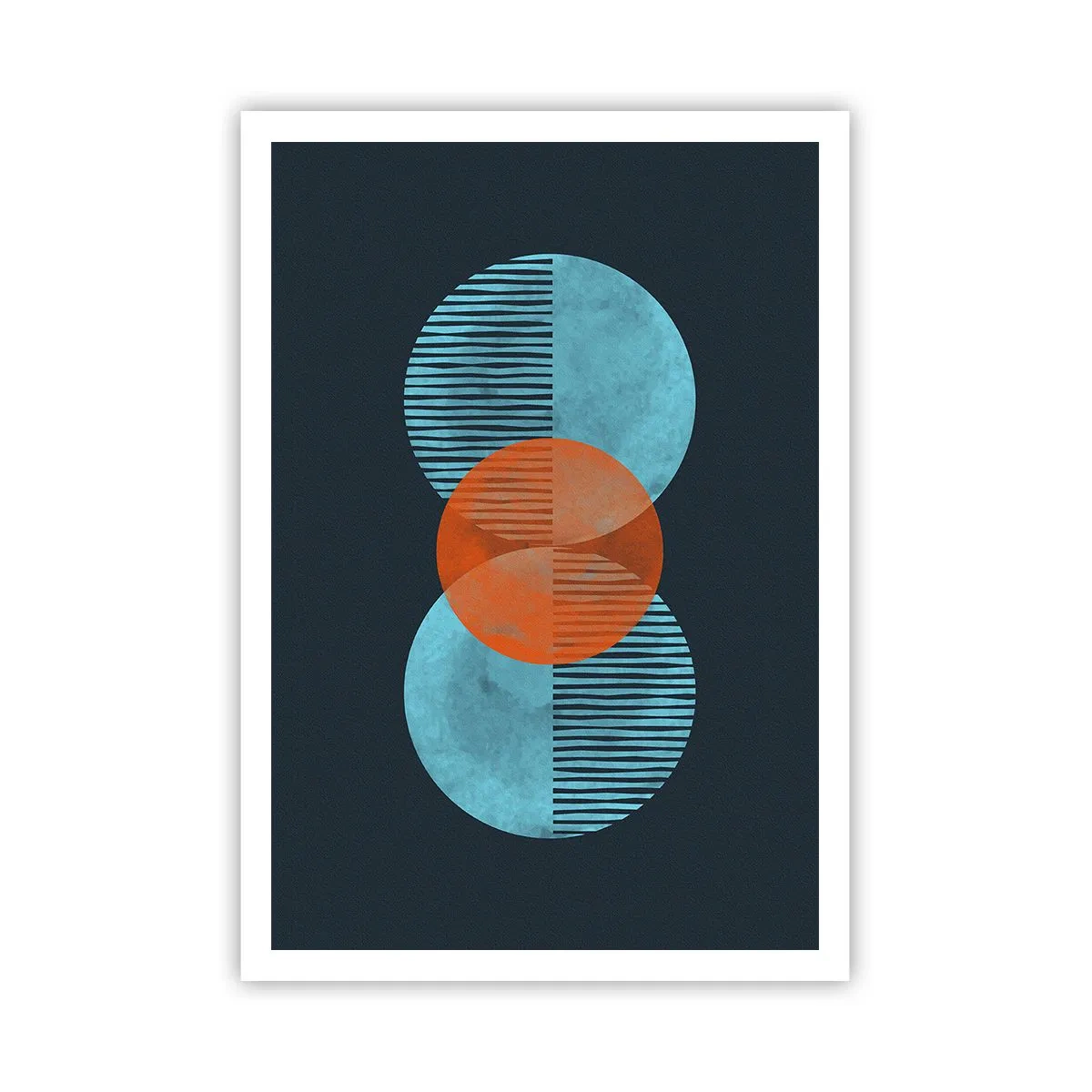 Affiche - Poster - Composition symétrique - 70x100 cm