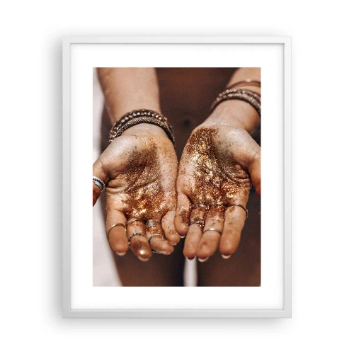 Affiche dans un cadre blanc - Poster - Un don pour vous - 40x50 cm