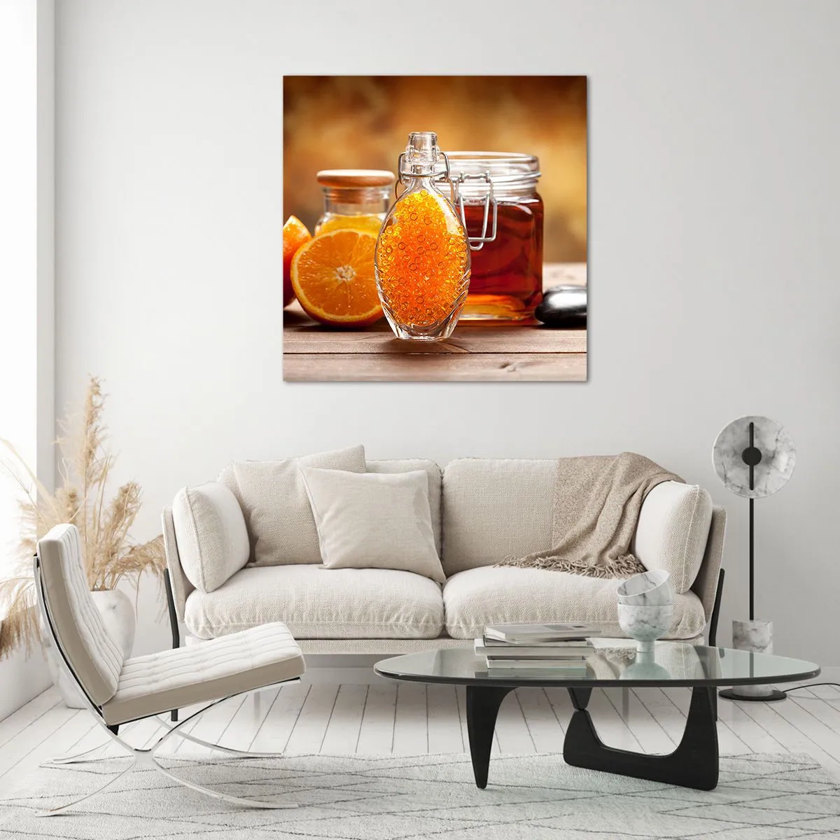Impression sur verre - Image sur verre - Saveurs et arômes ensoleillés - 50x50 cm