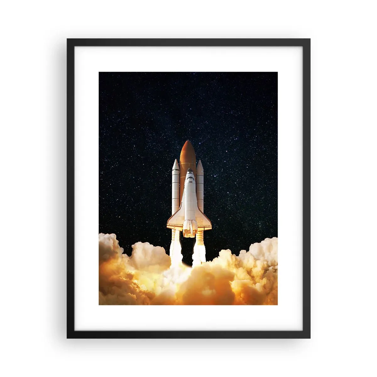 Affiche dans un cadre noir - Poster - Ad astra! - 40x50 cm