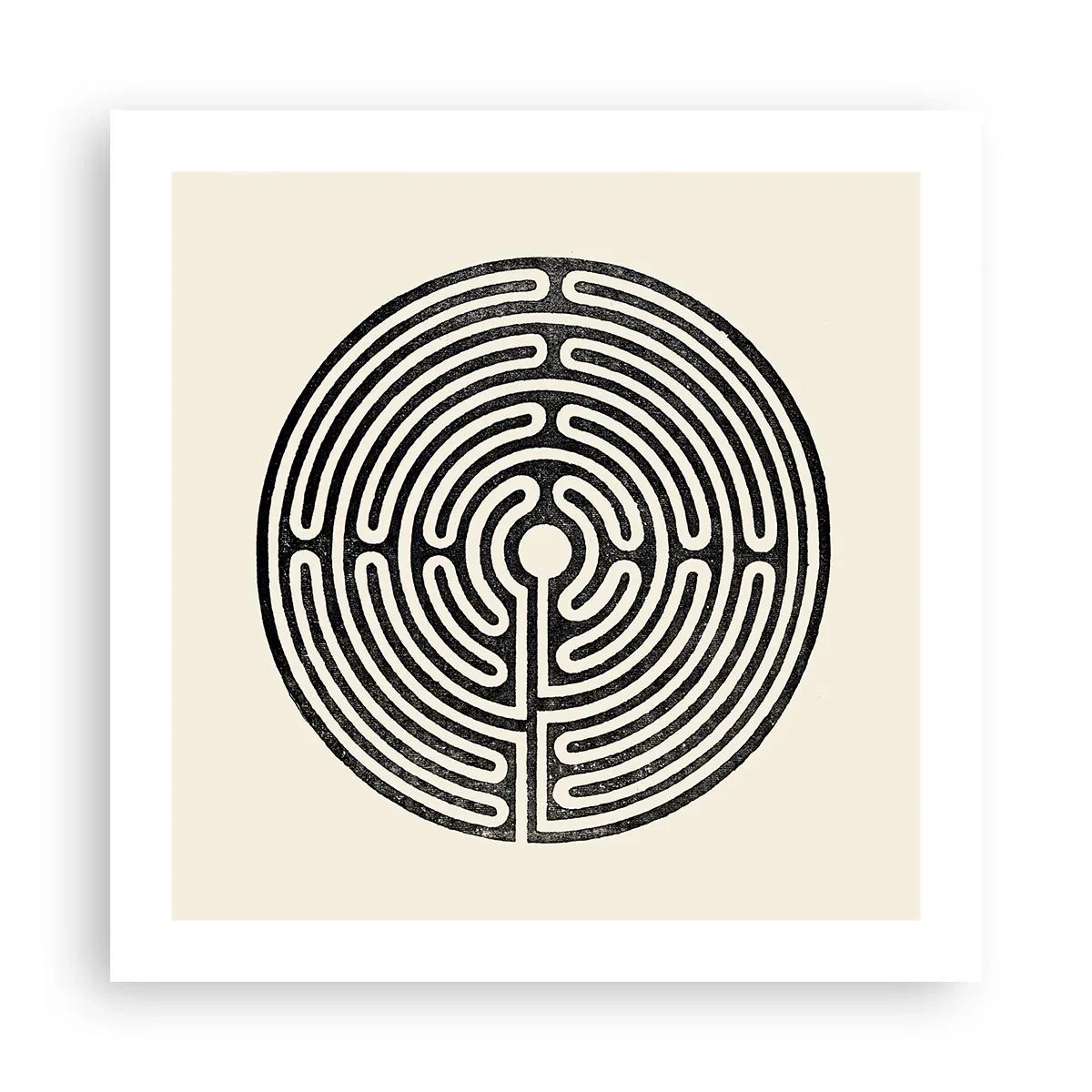 Affiche - Poster - Ordre mystérieux - 50x50 cm