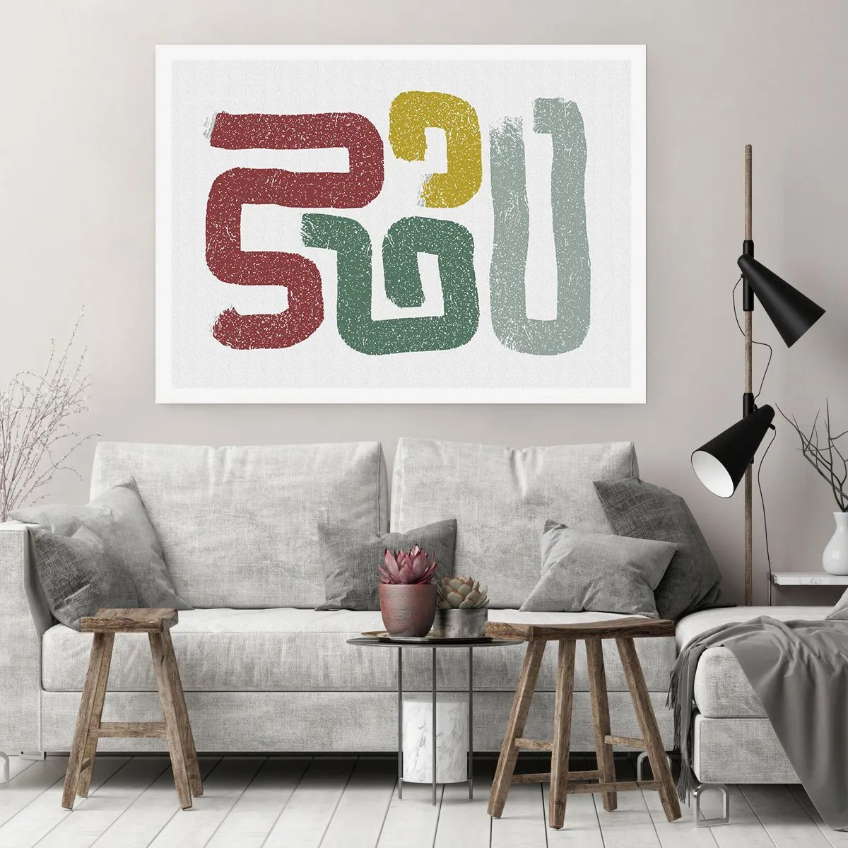 Affiche - Poster - Dans une langue inconnue - 91x61 cm