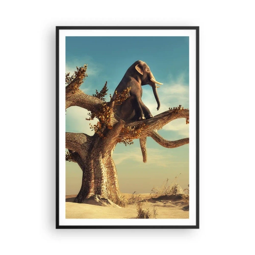 Affiche dans un cadre noir - Poster - Nouveau point de vue - 70x100 cm
