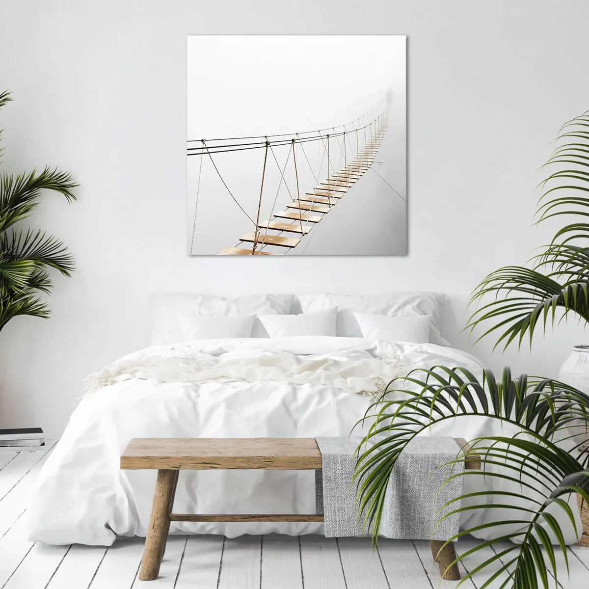 Impression sur toile - Image sur toile - Où cela va-t-il te mener? - 50x50 cm