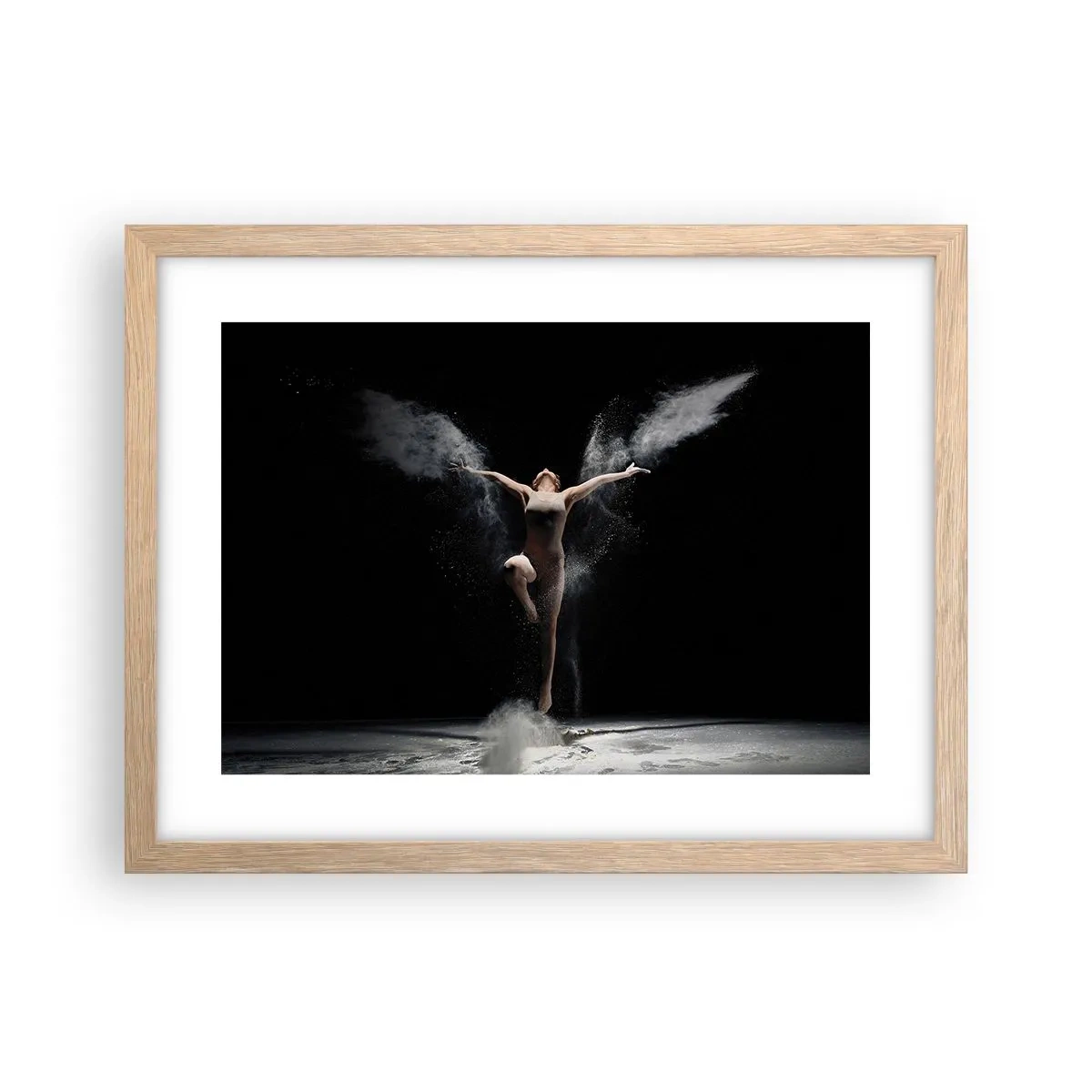 Affiche dans un chêne clair - Poster - Les elfes existent - 40x30 cm