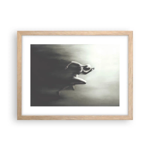 Affiche dans un chêne clair - Poster - Inarrêtable - 40x30 cm
